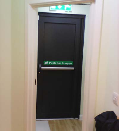Emergency exit doors - single and double doors